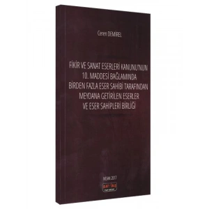 Fikir ve Sanat Eserleri Kanunu - Ceren Demirel