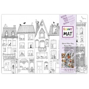 Funny Mat Çatıdaki Leylek