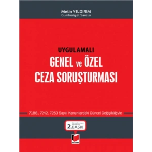Genel ve Özel Ceza Soruşturması - Metin Yıldırım