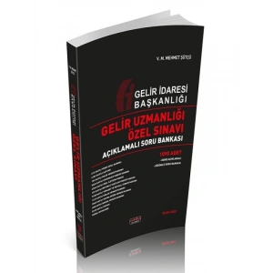 GİB Gelir Uzmanlığı Özel Sınavı Soru Bankası Savaş Yayınları 2022