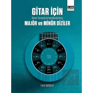 Gitar İçin Bütün Tonlarda Armonilendirilmiş Majör ve Minör Diziler