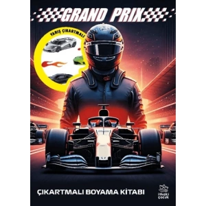 Grand Prix Çıkartmalı Boyama Kitabı