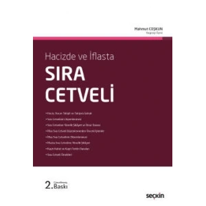 Hacizde ve İflastaSıra Cetveli