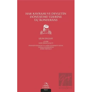 Hak Kavramı ve Devletin Dönüşümü Üzerine Üç Konferans