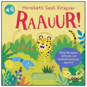 Hareketli Sesli Kitaplar – Raauur! (Ciltli)