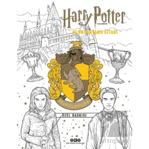 Harry Potter Filmlerinden Resmi Boyama Kitabı - Hufflepuff Özel Baskısı