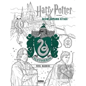 Harry Potter Filmlerinden Resmi Boyama Kitabı - Slytherin Özel Baskısı