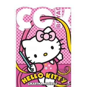 Hello Kitty - Çok Boya! Çıkartmalı Dev Boyama Kitabı