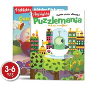 Highlights Puzzlemania (Wowo Bul, Çiz ve Eğlen) 2li Set
