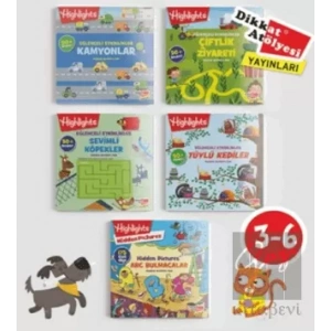 Highlights Sticker Eğlenceli Etkinliklerle Hikayeli Bulmaca 5li Set