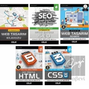 Hızlı ve Kolay Web Tasarım Seti 3 (5 Kitap Takım)