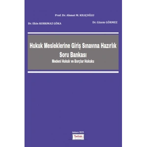 HUKUK MESLEKLERİNE GİRİŞ SINAVINA HAZ.SORU BANKASI