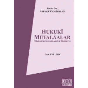 Hukuki Mütalaalar Cilt: VIII