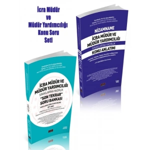 İcra Müdür ve Müdür Yardımcılığı Konu Soru Savaş Yayınları 2022