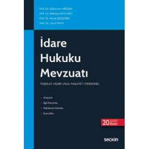 İdare Hukuku Mevzuatı