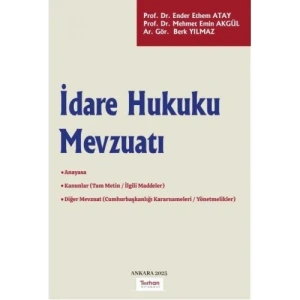 İDARE HUKUKU MEVZUATI (E.ETHEM ATAY)