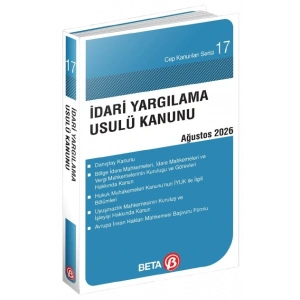 İdari Yargılama Usulü Kanunu Cep 2026