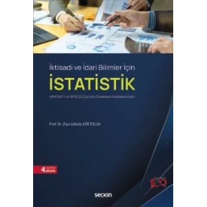 İktisadi ve İdari Bilimler İçinİstatistik MİNİTAB 17 ve SPSS 22 Çözümlü Örneklerle Desteklenmiştir