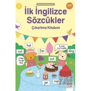 İlk İngilizce Sözcükler Çıkartma Kitabım - Okula Hazırlanıyorum