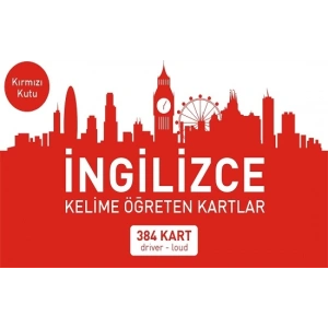 İngilizce Kelime Öğreten Kartlar (Kırmızı Kutu)