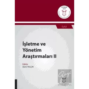 İşletme ve Yönetim Araştırmaları II (AYBAK 2019 Eylül)