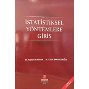 İstatistiksel Yöntemlere Giriş