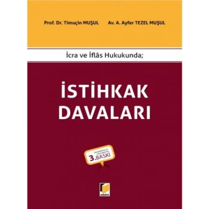İstihkak Davaları - Timuçin MuşulA. Ayfer Tezel Muşul
