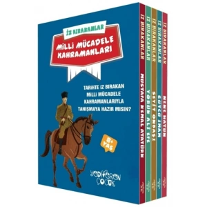 İz Bırakanlar - Milli Mücadele Kahramanları Seti - 5 Kitap Takım
