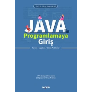 Java ile Programlamaya Giriş Kavram – Uygulama – Örnek Problemler