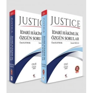 JUSTICE İdari Hakimlik Özgün Sorular