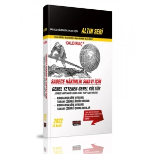 KALDIRAÇ Hakimlik İçin GYGK Soru Bankası Savaş Yayınları 2022