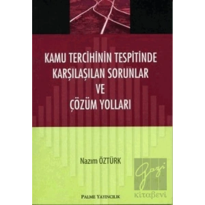 Kamu Tercihinin Tespitinde Karşılaşılan Sorunlar ve Çözüm Yolları