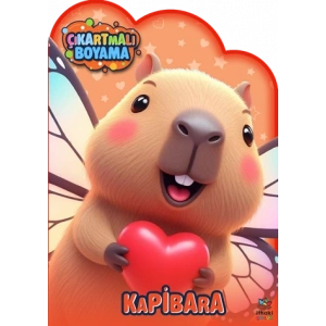 Kapibara Zamanı – Çıkartmalı Boyama Kitabı