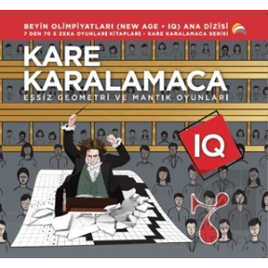 Kare Karalamaca 7 - 7’den 70’e Zeka Oyunları Kitapları Eşsiz Geometri ve Mantık Oyunları