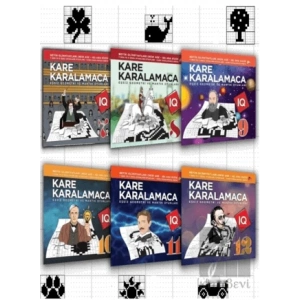 Kare Karalamaca Seti 2 - 7 den 70 e Akıl ve Mantık Oyunları (6 Kitaplık Zevkli Oyunlar)
