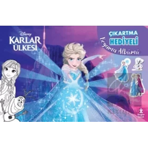 Karlar Ülkesi Çıkartma Hediyeli Boyama Albümü