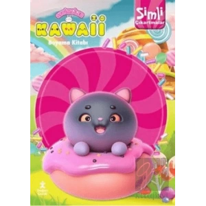 Kawaii Simli Çıkartmalı Boyama Kitabı