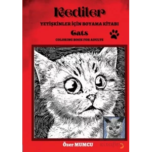 Kediler – Yetişkinler için Boyama Kitabı