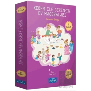 Kerem ile Cerenin Ev Maceraları Seti - 10 Kitap Takım