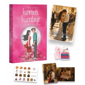Kırmızı Kurabiye - Kenar Boyamalı - Ciltli