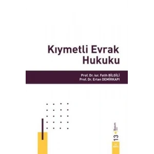 Kıymetli Evrak Hukuku 13.baskı