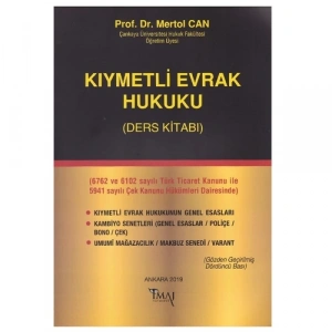 Kıymetli Evrak Hukuku (Ders Kitabı)