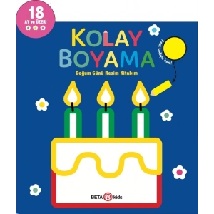 Kolay Boyama - Doğum Günü Resim Kitabım