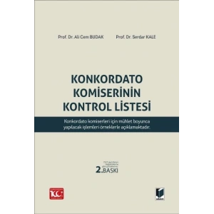 Konkordato Komiserinin Kontrol Listesi