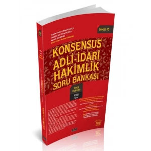 KONSENSUS Adli İdari Modül 10 Vergi Hukuku Soru Bankası 2021