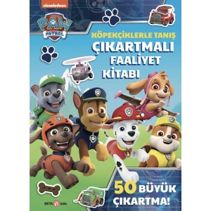 Köpekçiklerle Tanış Çıkartmalı Faaliyet Kitabı - Paw Patrol