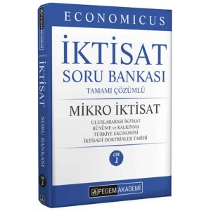 KPSS A Grubu Economicus Mikro İktisat Tamamı Çözümlü Soru Bankası (cilt 1)