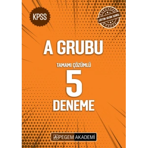 Kpss A Grubu Tamamı Çözümlü 5 Deneme