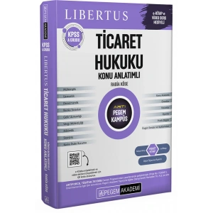 KPSS A Grubu Ticaret Hukuku Konu Anlatımlı