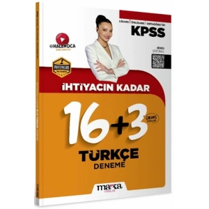 KPSS İhtiyacın Kadar Türkçe 16+3 Deneme